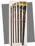 set de pinceles chatos